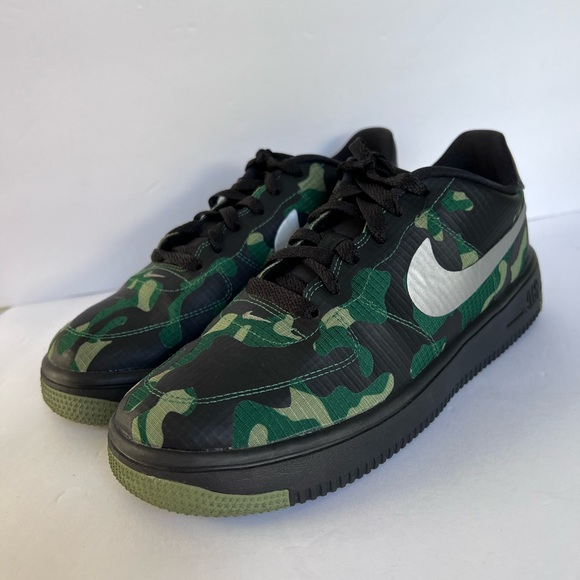 Nike Air Force 1 Ultraforce SE GS 'Camo Ripstop' 859340-002 Youth Size 6.5 - Picture 9 of 15